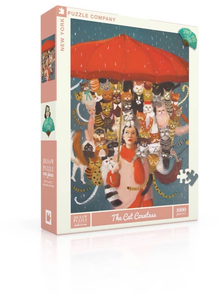 La Comtesse aux chats - Puzzle de 1000 pièces pour la vente par New York Puzzle Company