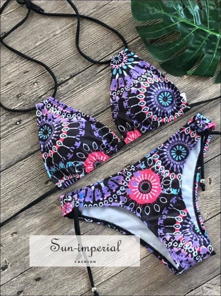Sun Imperial - Wholesale Two Piece Swimsuit - Women's - Floral Print Bikinis new Swimwear Women Swimsuit Beach10