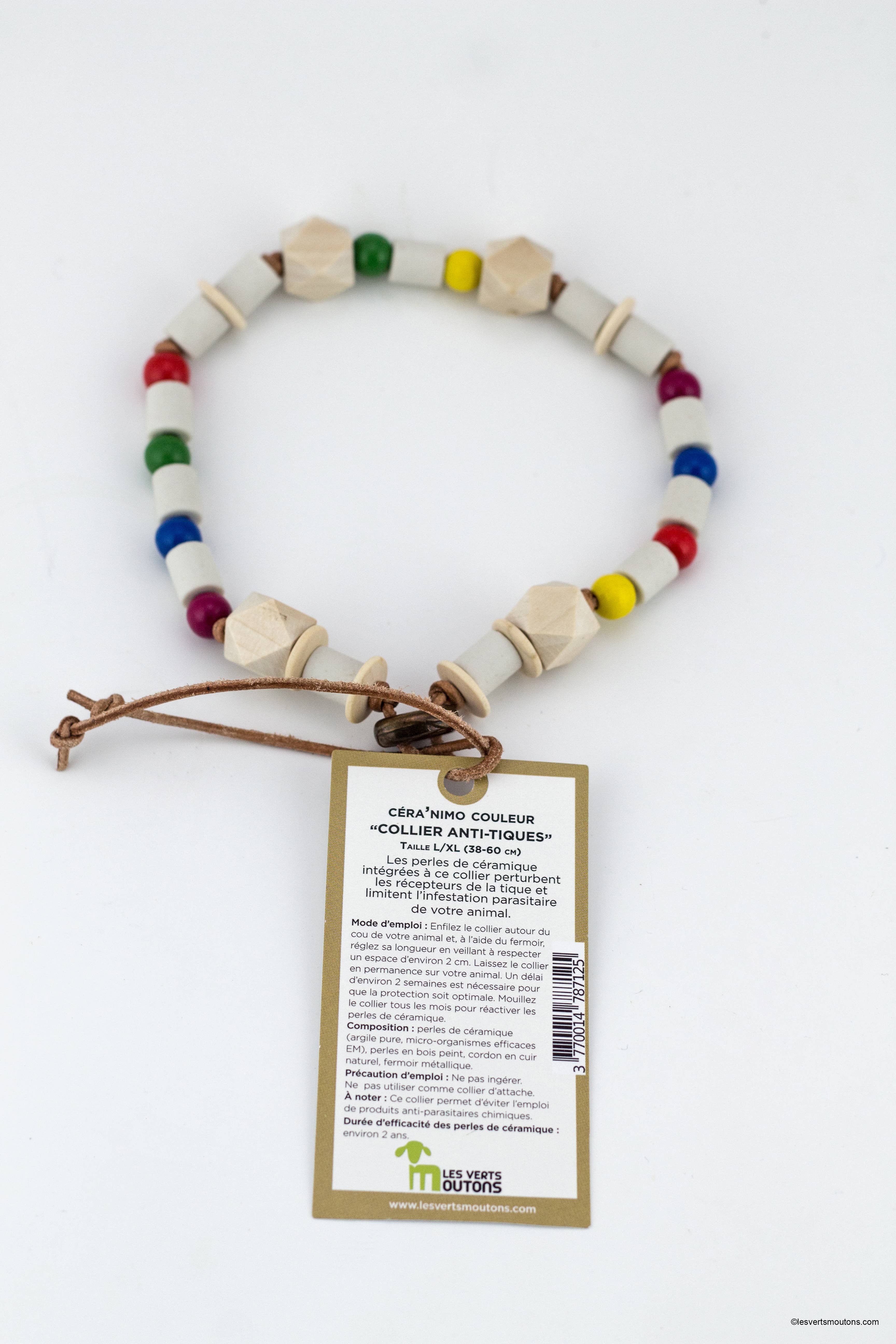 Les Verts Moutons – wholesale Pet collar – Cat/dog – Leather tick collar - XS to XL6