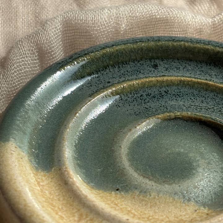 Charlotte Manser Ceramics - Wholesale Bath soap dish - Mountains Mini Soap Dish1