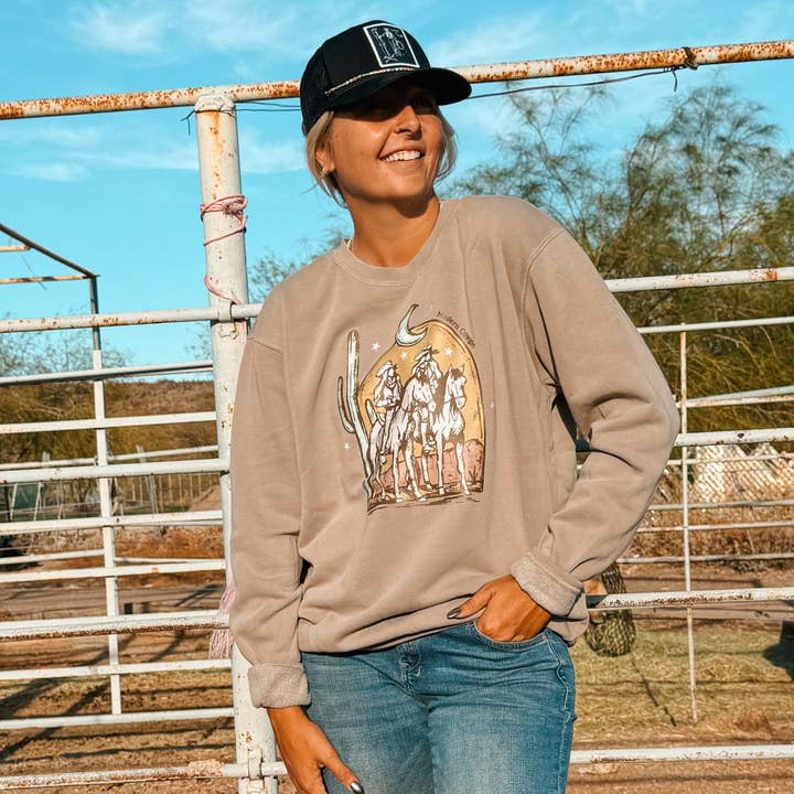 Gal Pal Sweatshirt for wholesale by Modern Cowgirl