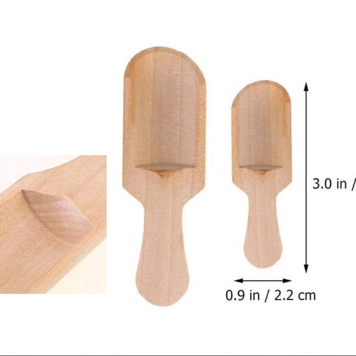 The Black Butterfly - Wholesale Kitchen Spoon - Mini Light Wood Scoop2