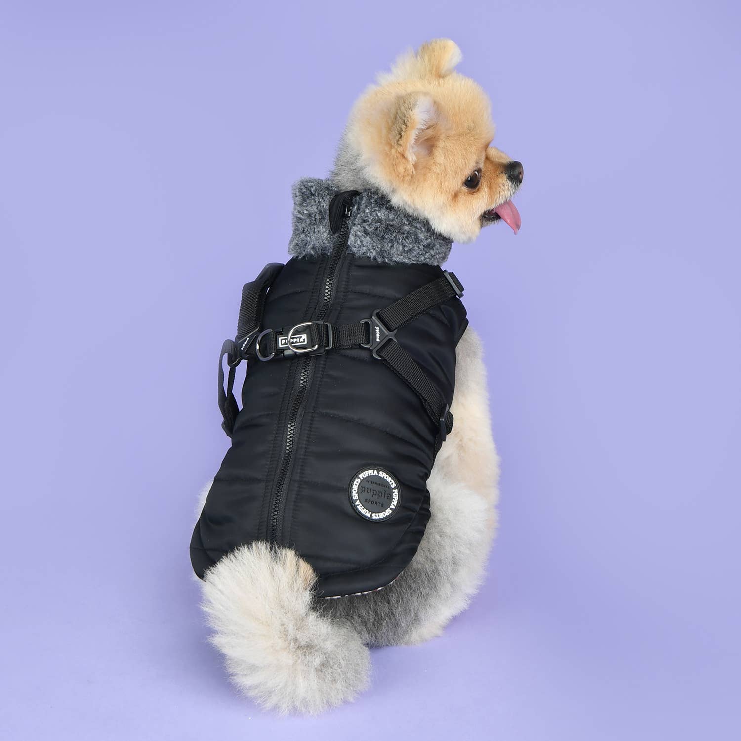 Puppia International Inc. - Wholesale Pet Coat - Dog - DONAVAN WINTER DOG COAT INTEGRATED HARNESS5