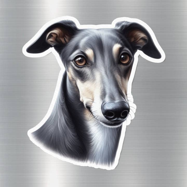 Greyhound Dog Sticker for wholesale by GraffMerch.com