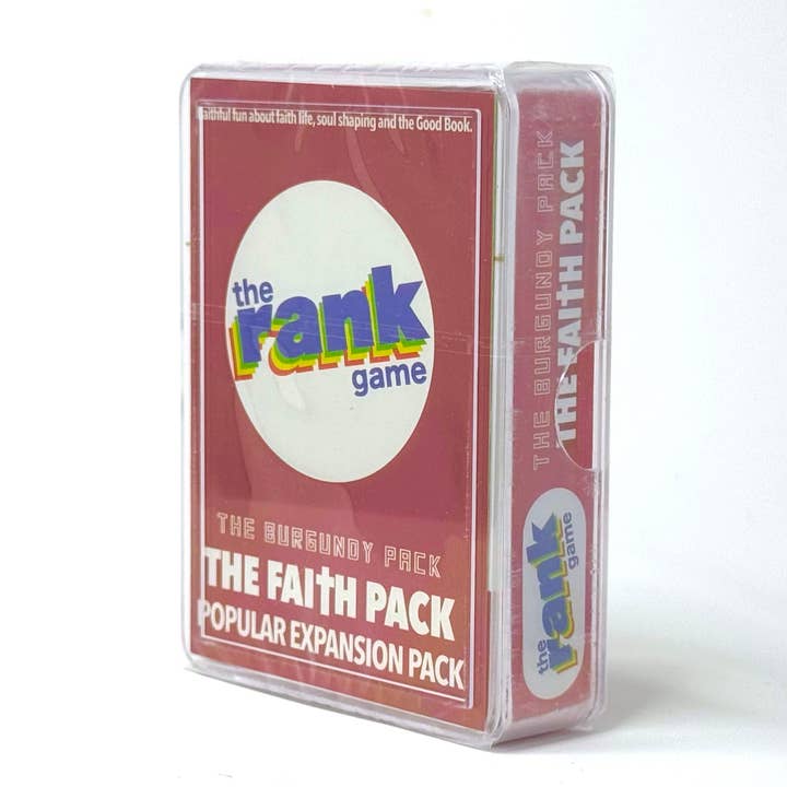 The Rank Game On-the-Go: Troskortlek (Bourgogne-kortlek) för wholesale av Storyastic