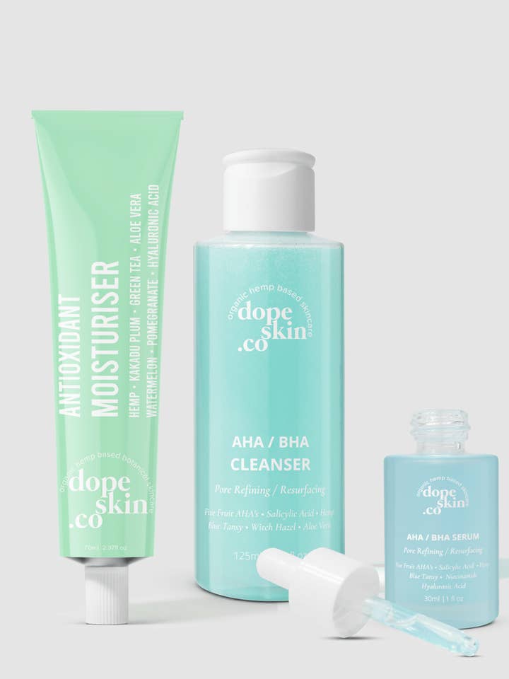 3-trins klar hud Kit for engroshandel hos Dope Skin Co