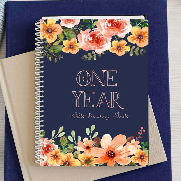 One Year Bible Reading Guide- Poppy for wholesale by Lamp Light Journals
