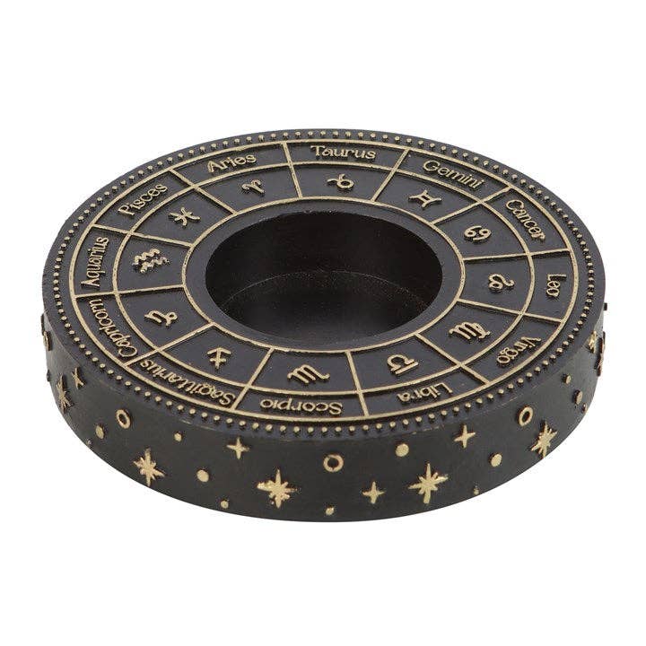 Something Different Wholesale - Vendita all'ingrosso Portacandele - Portacandele Astrology Wheel Zodiac Tealight3
