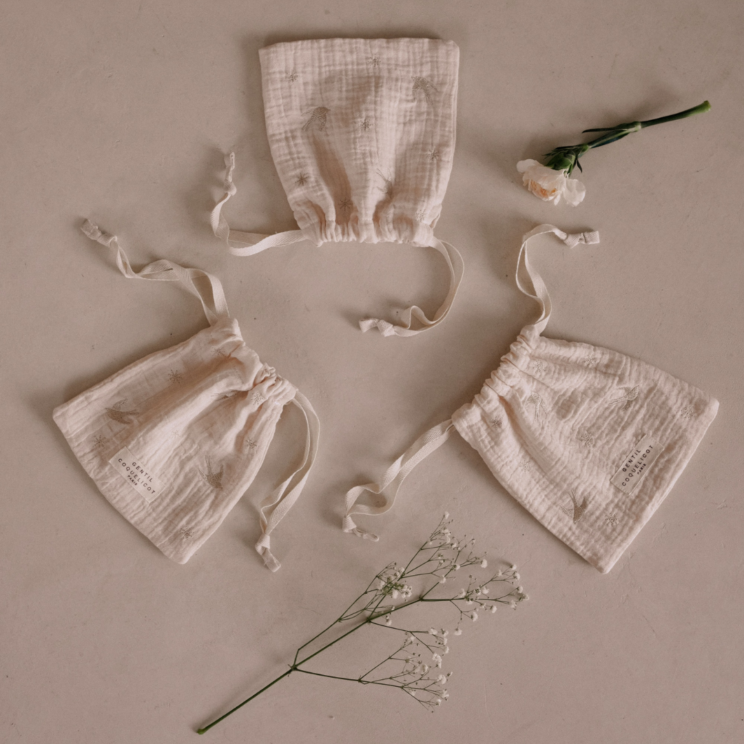 Gentil Coquelicot Paris - Wholesale Booties - Baby - Pearl baby slippers4