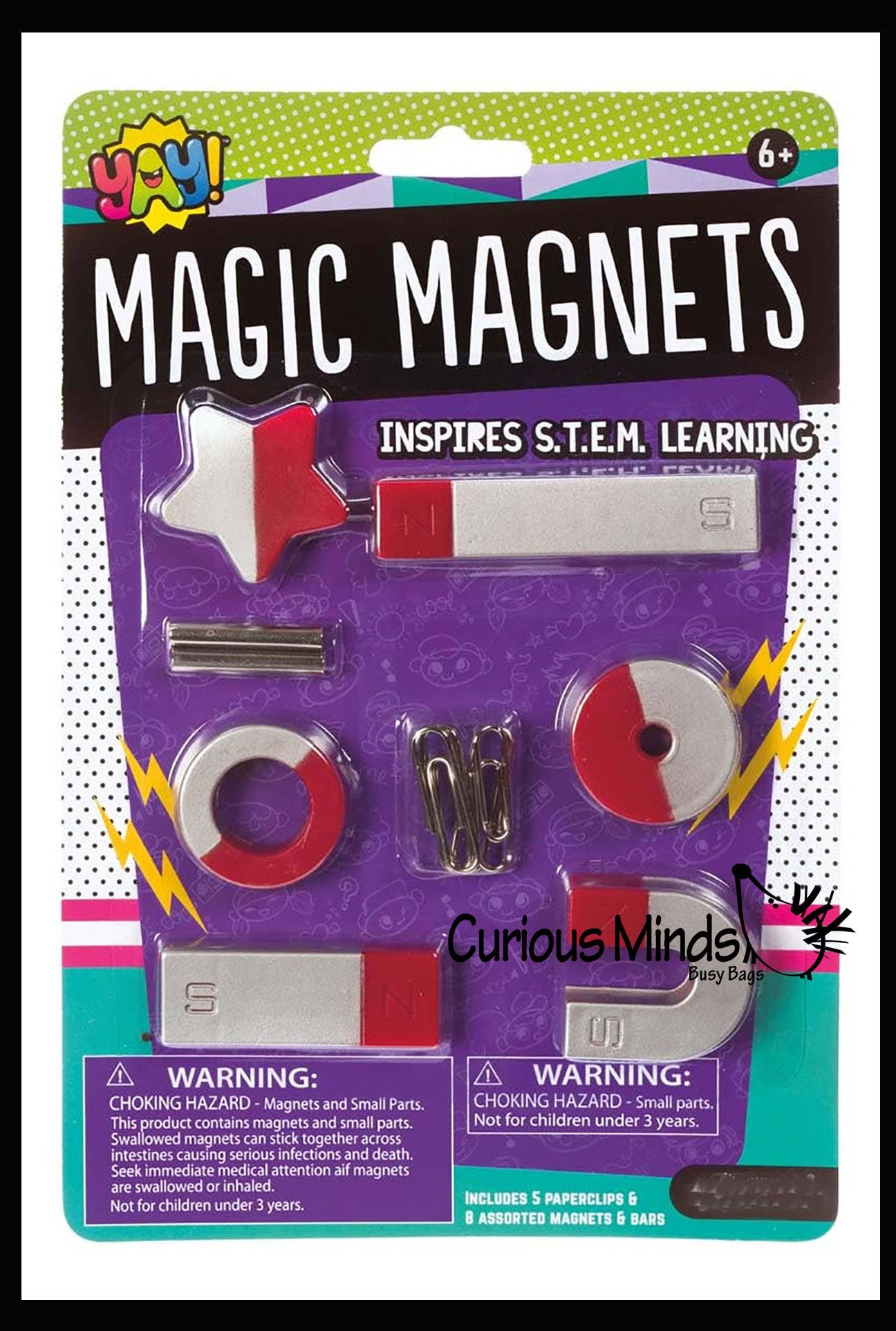 Curious Minds Toys - Wholesale Toy Set - Kids - Magnet Toy Set - Different Magnets - Magnetism Science Toy3