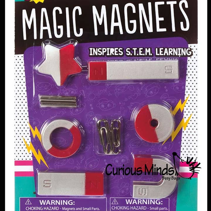Curious Minds Toys – Großhandel Spielzeugset – Kinder – Magnet-Spielzeugset — Verschiedene Magnete — Magnetism Science Toy3