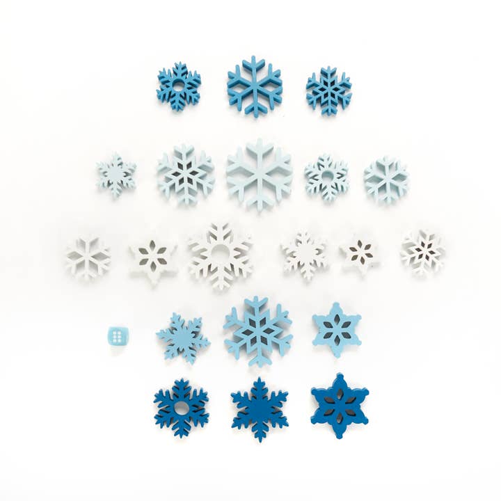 Balvi - Wholesale Board Game - Balance board game, Snowflake, wood3