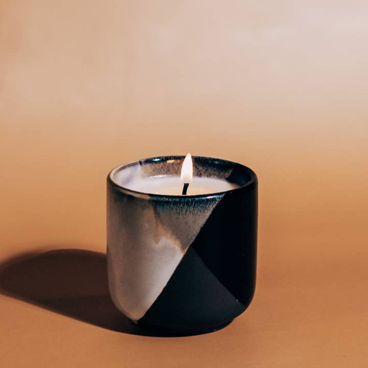 Concrete Poppy Design - Wholesale Jar/Filled Candle - Petite Mira (6 oz)