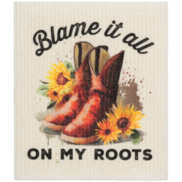 "Roots" Swedish Dish Cloth for wholesale by Gift & Garden by Carson