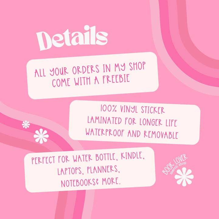 Book Lover Merch Shop – wholesale Klistermärke – Plot Twist Juice-klistermärken / Bokälskareklistermärken3