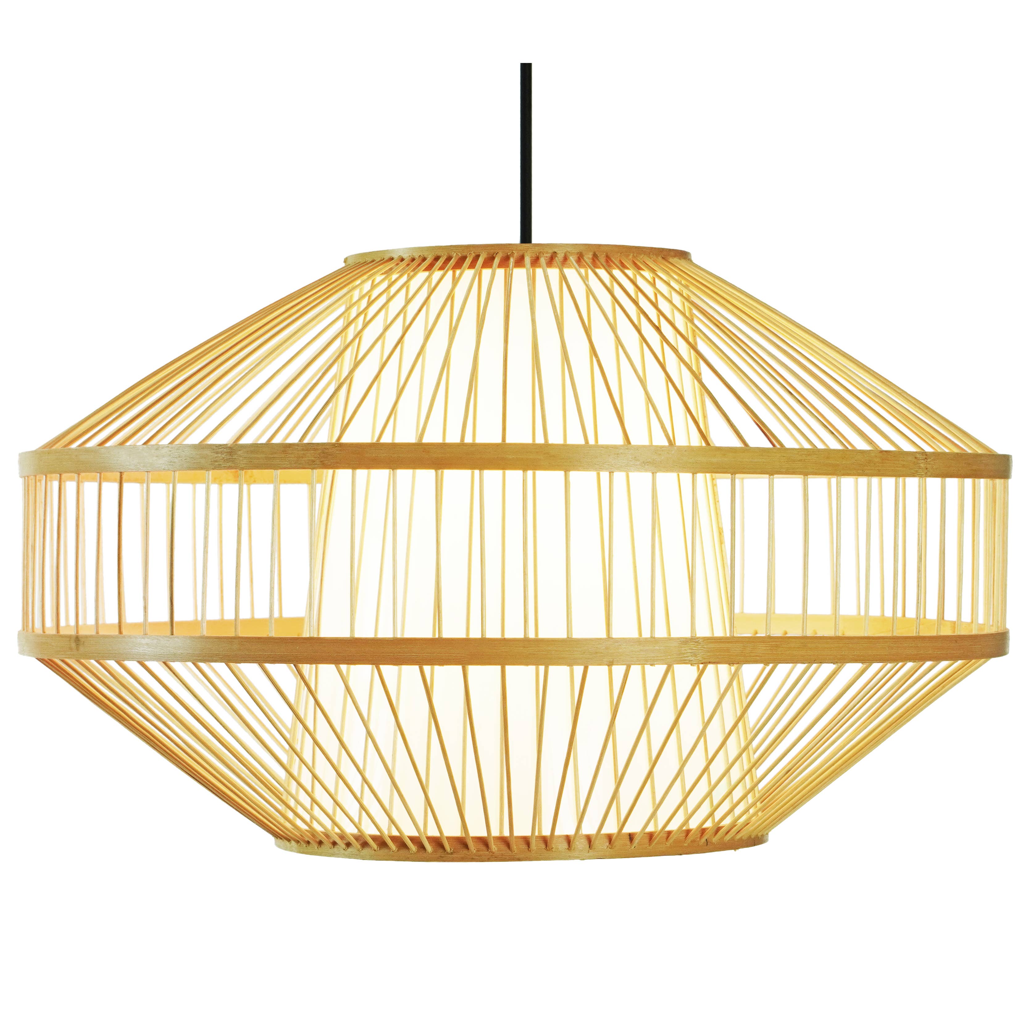 Quickway Imports – wholesale Chandelier/hanging light – Modern Bamboo Lantern Pendant Lamp Hanging Light Shade9
