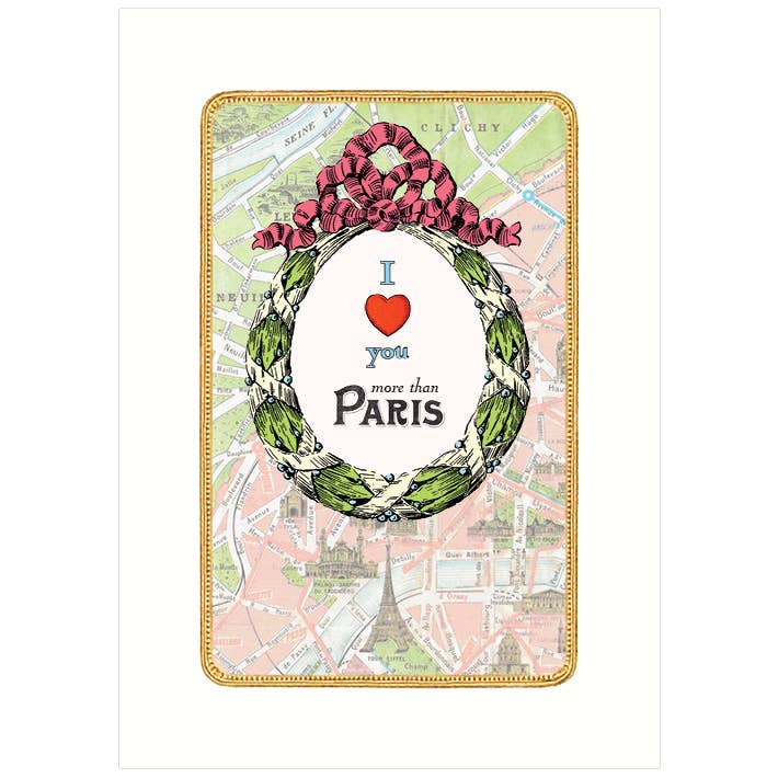 Lucca Paperworks – Engroshandel Kærlighedskort – Paris | Kærlighed lykønskningskort1