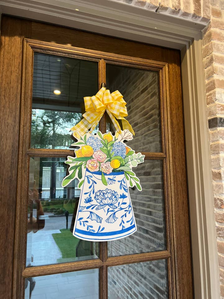 Beth Lemons Door Hanger for wholesale by Home Themed Home