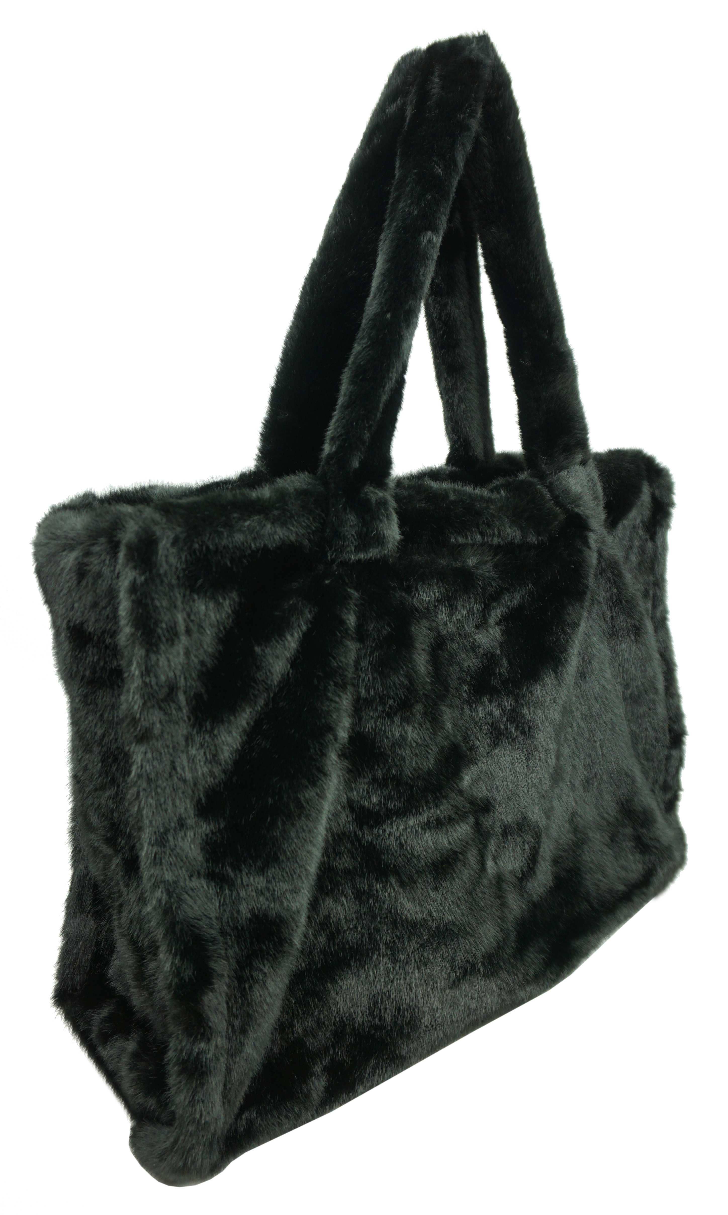Anais - Wholesale Tote Bag - Women's - Faux fur tote bag S02331