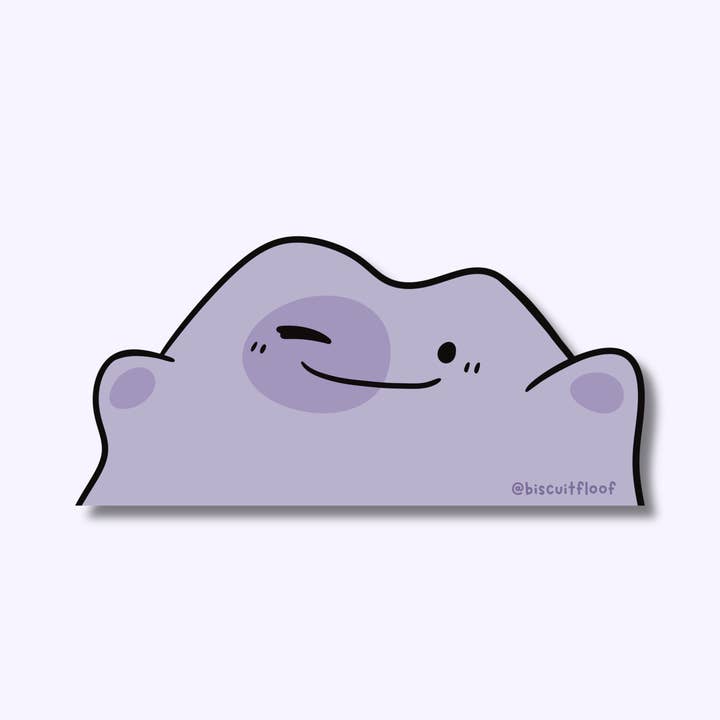 Copycat Peeker Sticker for wholesale by Biscuitfloof Studios