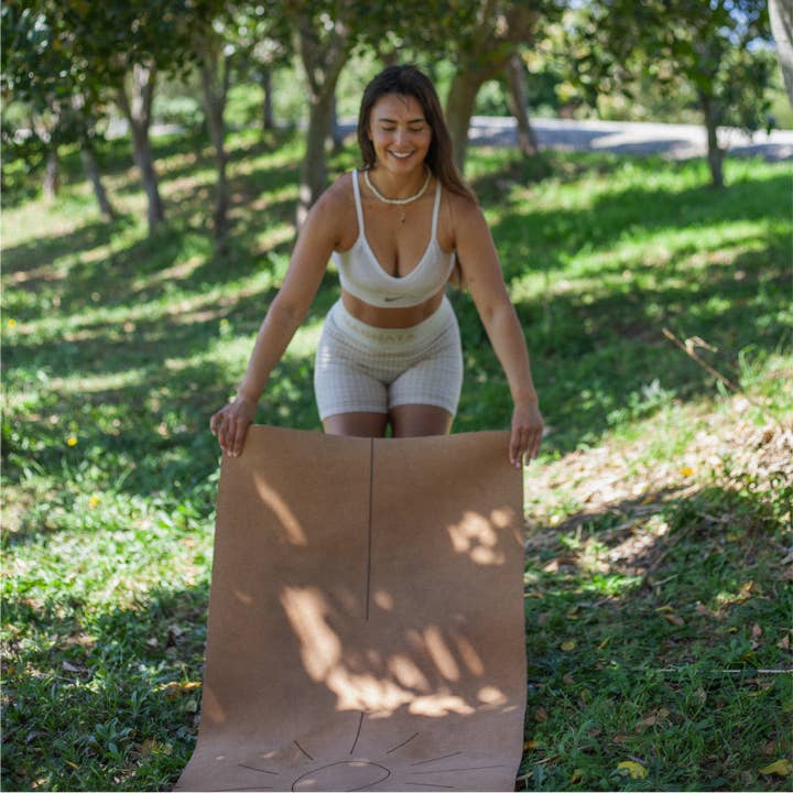 Crk - Wholesale Yoga Mat - The Sun Mat • 4mm Thick, Organic Cork Yoga Mat with Recycled Natural Rubber9