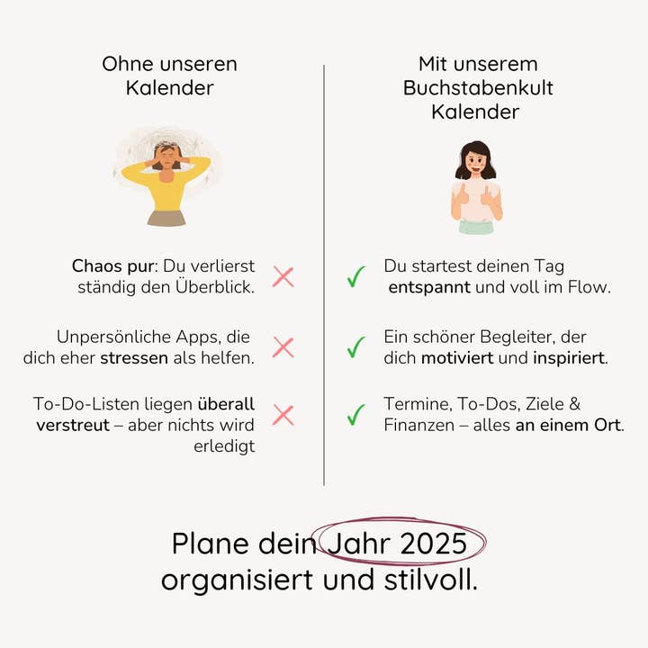 Buchstabenkult – wholesale Planerare – Veckoplanerare 2025 | Salviagrön4