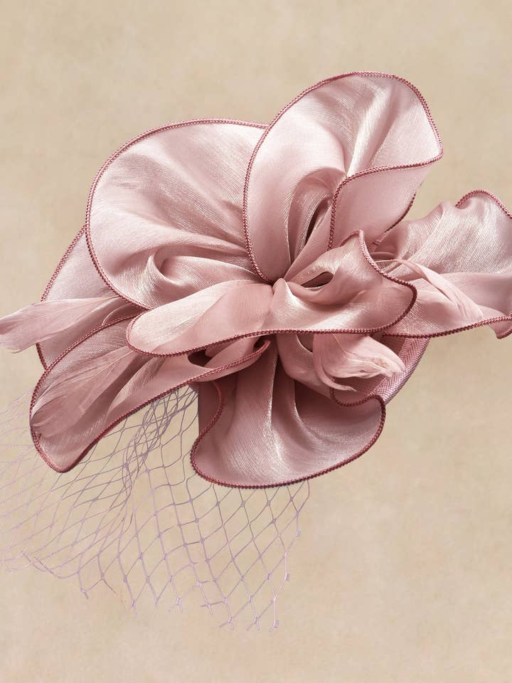 Elegant Floral Mesh Tea Party Fascinator for wholesale by BABEYOND