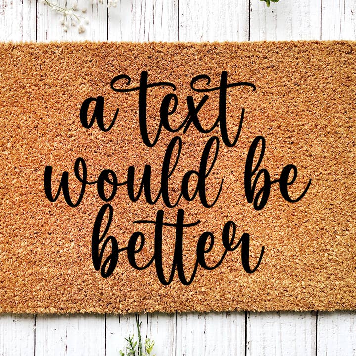 Lustige Fußmatte, Kokos-Fußmatte, Willkommensmatte, Einweihungsgeschenk, für den Großhandel von DecoExchange