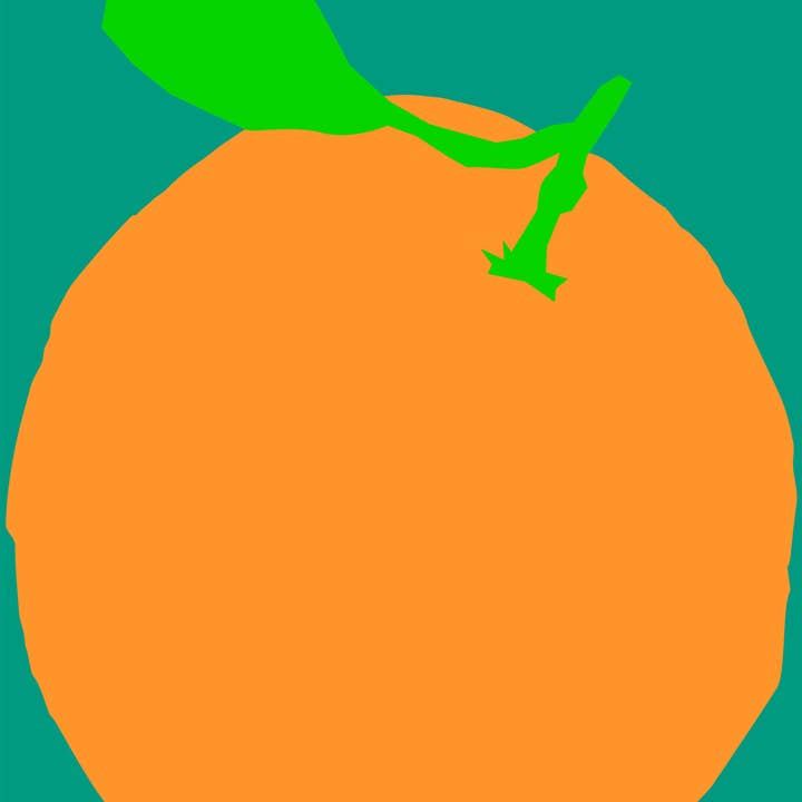 'Orange' Giclée Print for wholesale by RUDE