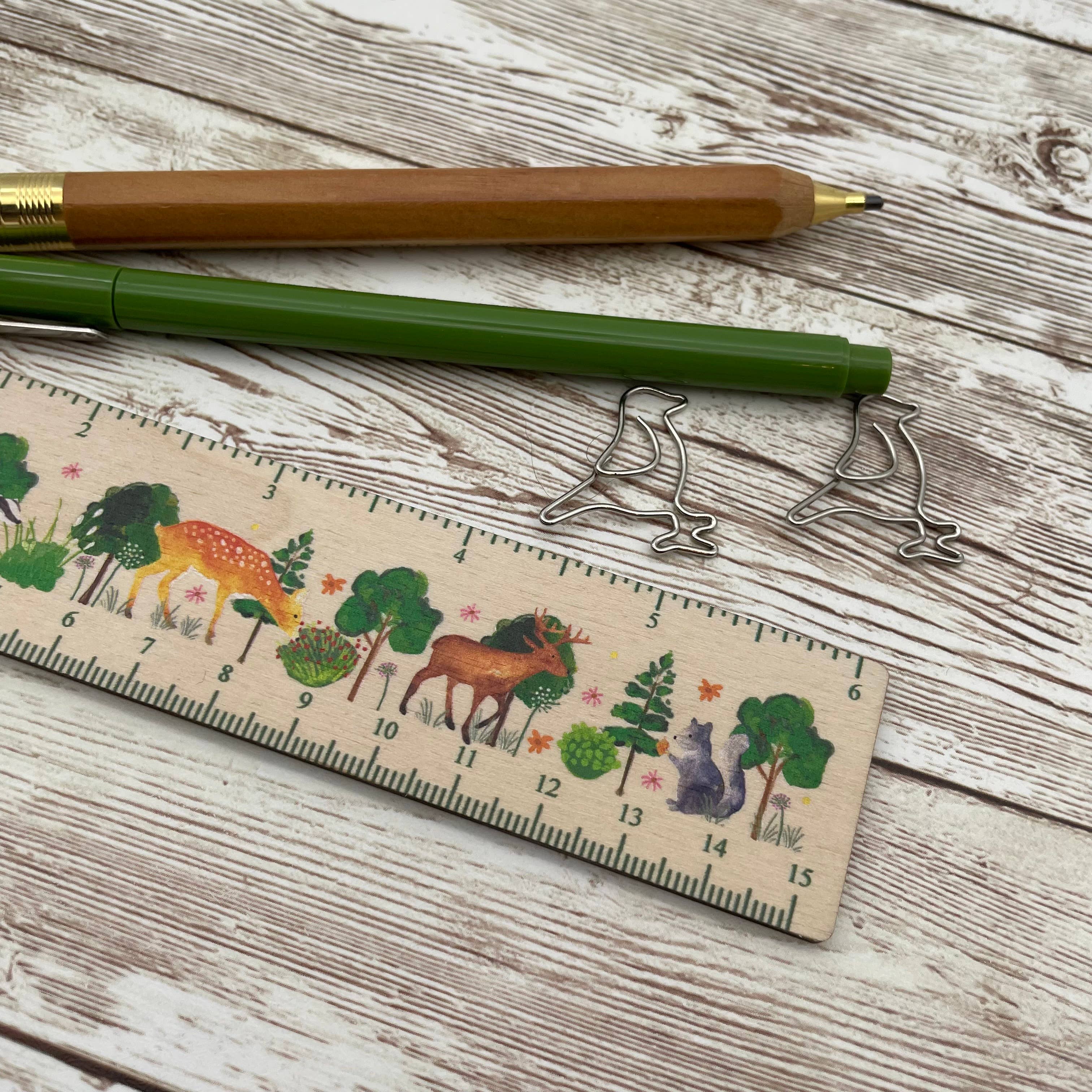 Samantha Hall Designs - Wholesale Ruler - Summer Forest Wooden Ruler3