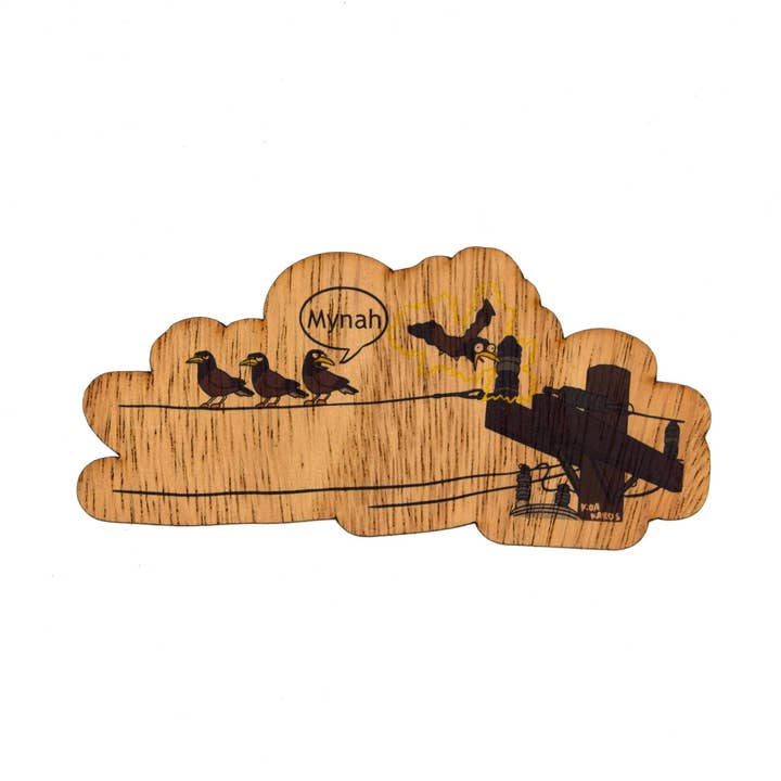 Koa Kards - Wholesale Sticker - Mynah On Wires0