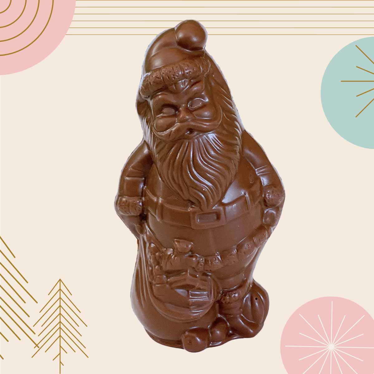 CHOCODIC - Vente Boîtes de chocolats - Père noël en chocolat | moulage de noël | Chocolat de Noel0