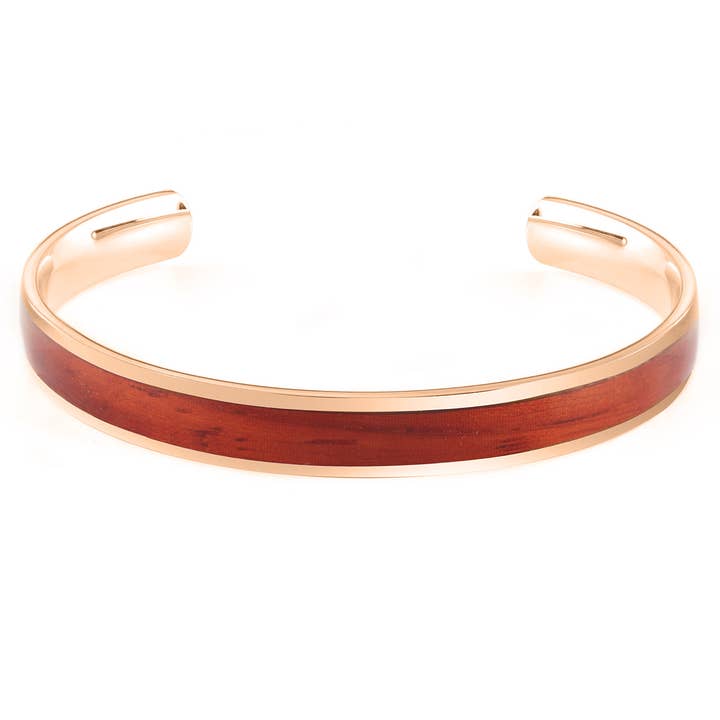 Diana Rosewood - Rosegold Bangle for wholesale by The Woodstone