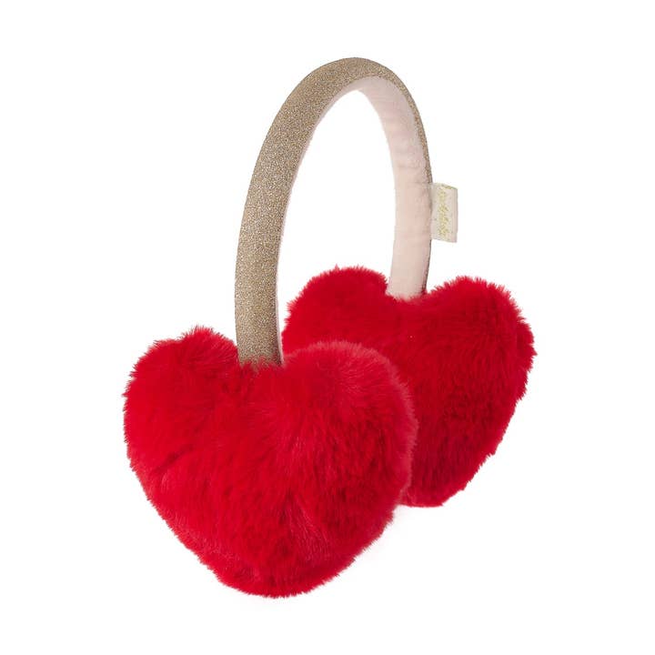 Love Heart Earmuffs for wholesale by Rockahula Kids US