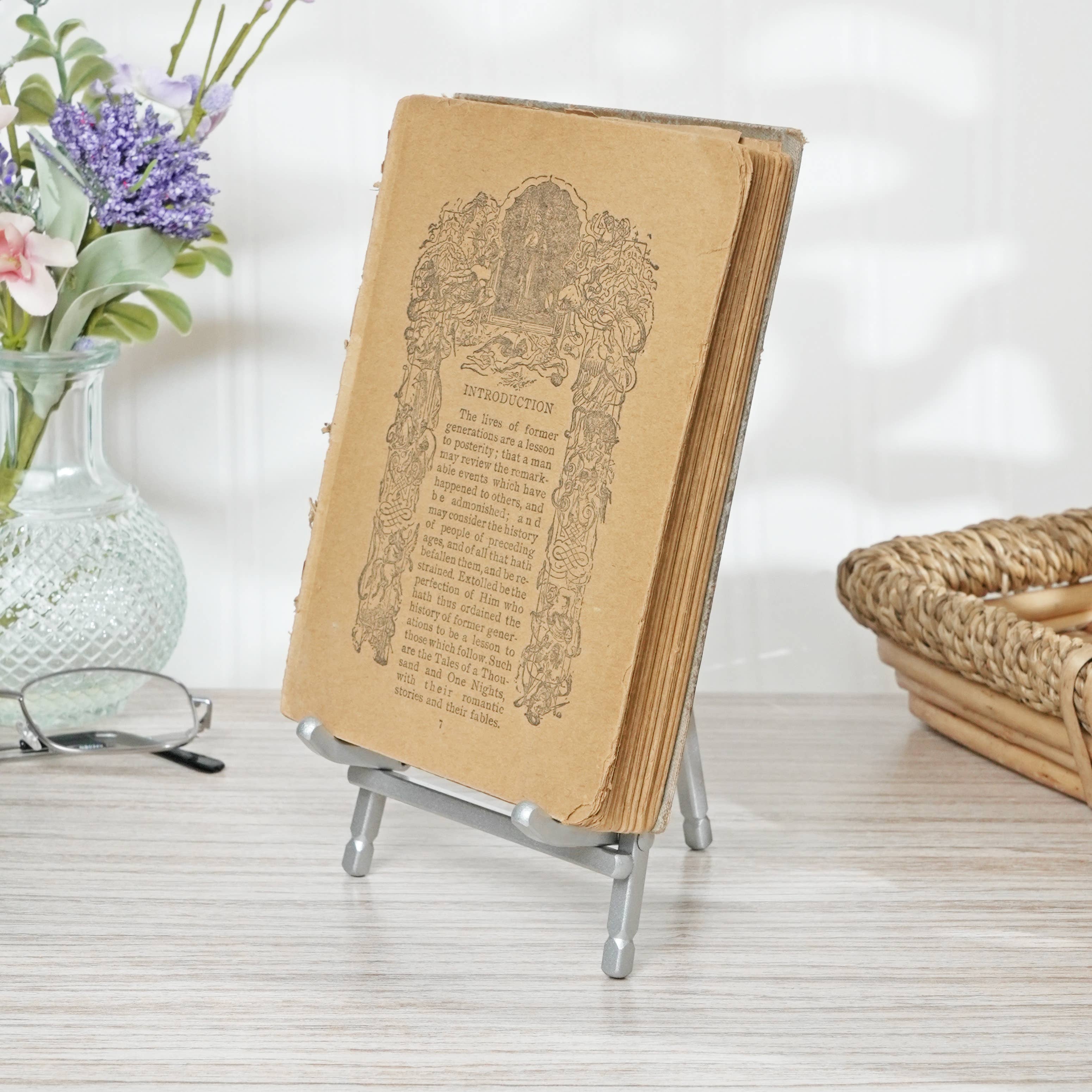 Bard's – wholesale Easel – Bard's Satin Metal Easel, 7" H x 4.25" W x 4.5" D6