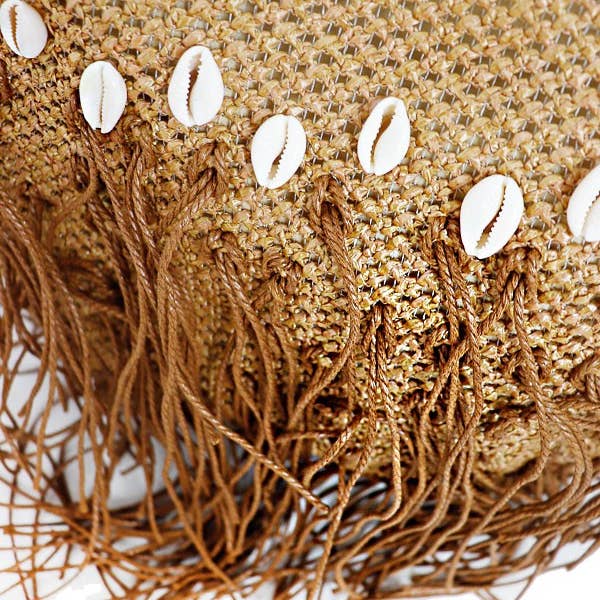 Cap Zone - Wholesale Crossbody bag – Women's - Seashell Bohemian crochet braid fringed Crossbody Bag1