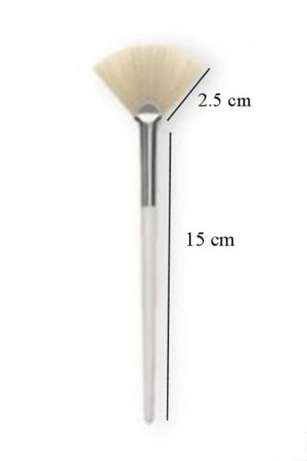 Skin Beauty Solutions - Wholesale Mask applicator brush/tool - White GOAT Hair Skin Peel Treatment Fan Mask Brush - Gentle Facial Exfoliation Tool for Mask Application & Skin Treatment2