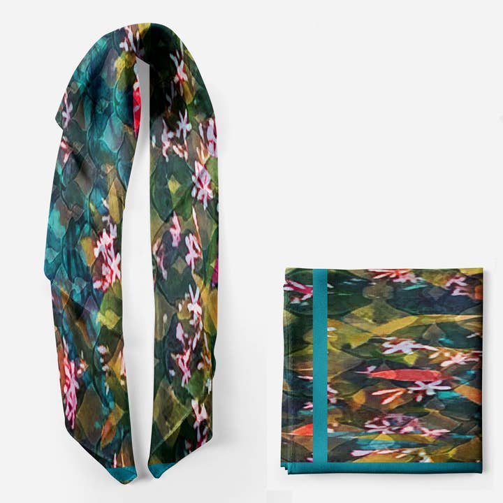 Sara Anderson – wholesale Scarf – Women's – Burano Jasmine Silk-Cashmere Scarf1