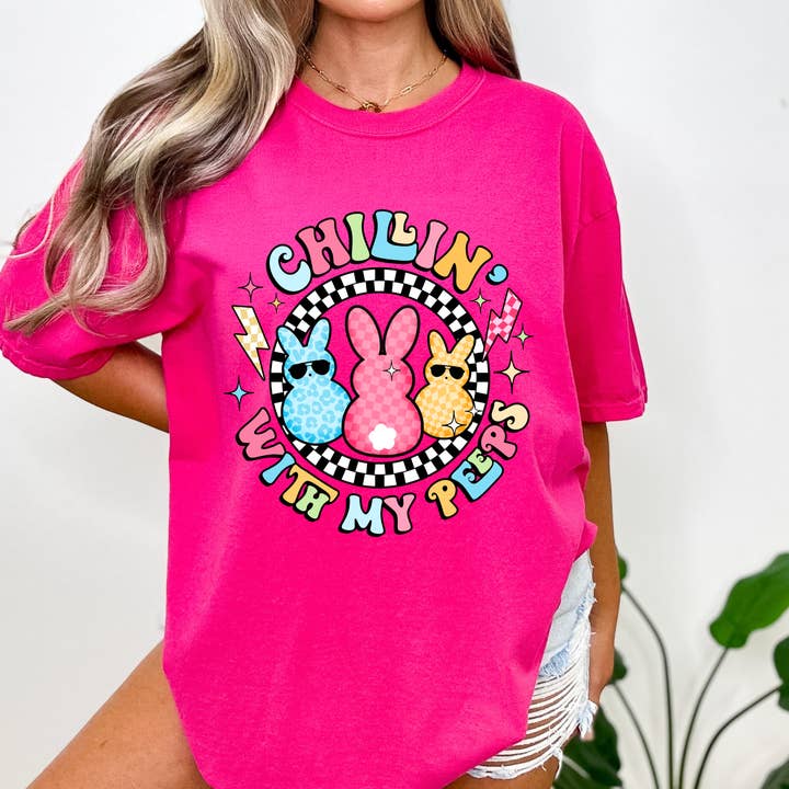 Chillin with My Peeps for wholesale by Trendy Tees Wholesale And Boutique