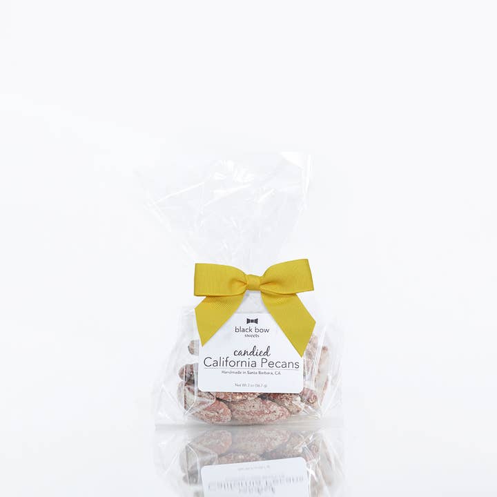 Black Bow Sweets - Wholesale Gift Bag Set/Pack - Candied California Pecan Mini Gift Bag | Cinnamon Sugar