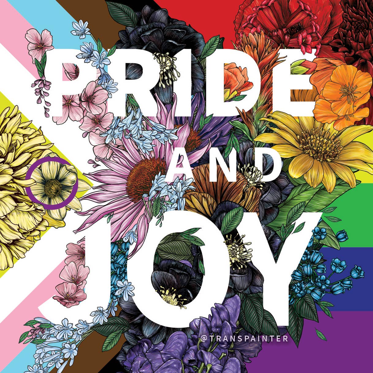 Transpainter - Wholesale Sticker - Pride & Joy Sticker | LGBTQ Pride | Queer Gifts5