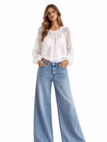 Lace blouse for wholesale by CORIUMV SRL