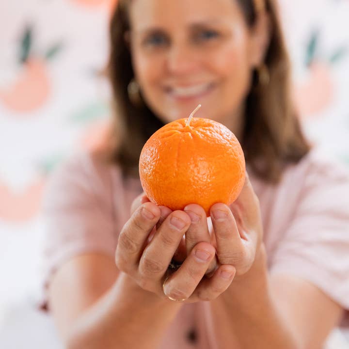 Pixie Candle Studio - Wholesale Novelty Candle - Orange Fruit Candle4