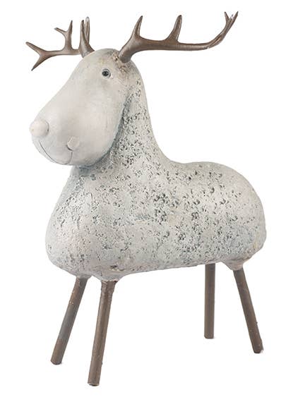 Rensdyr grå 18 cm VE 4 for engroshandel hos Baden Collection