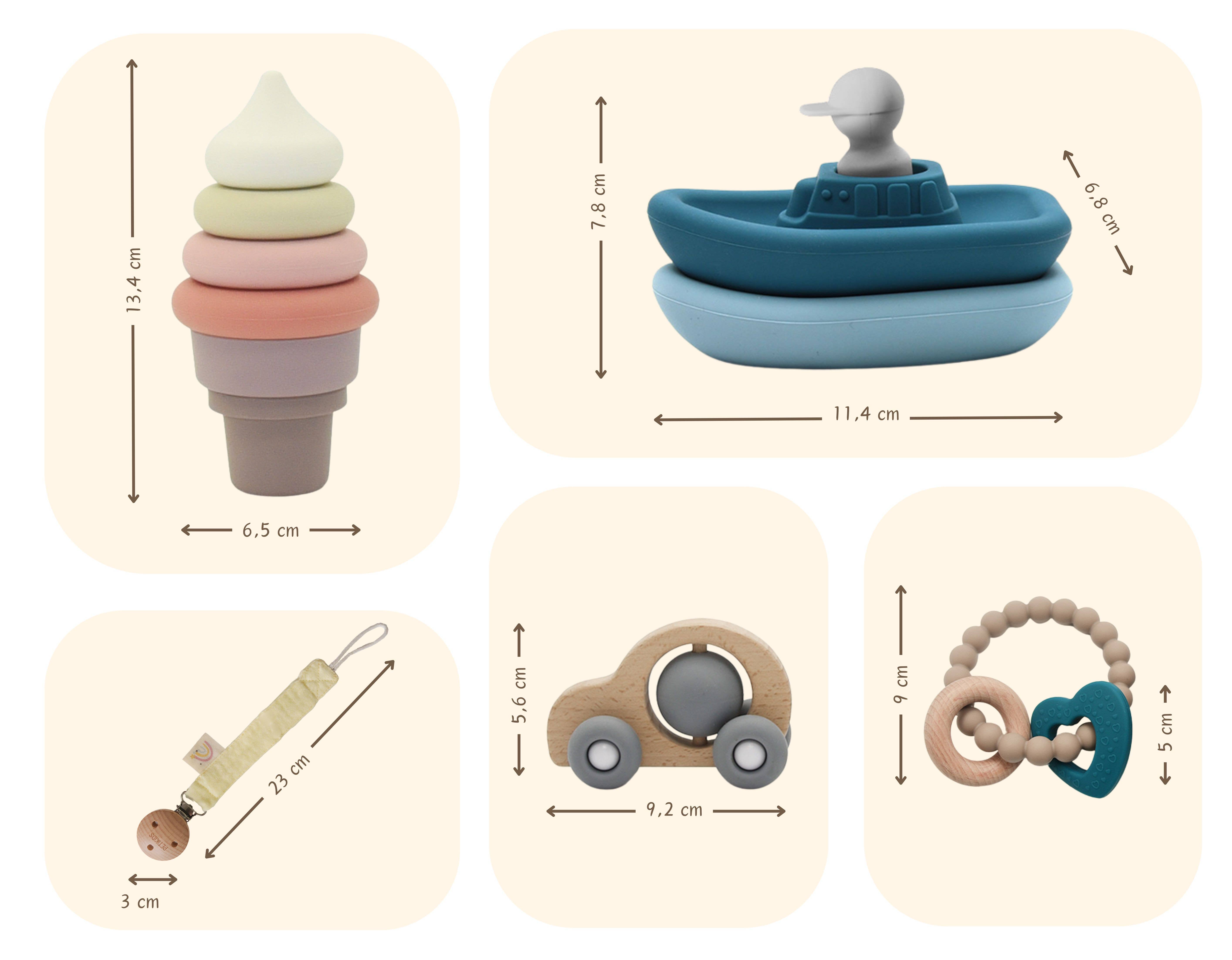 PETIKIDS - Vendita all'ingrosso Set di giocattoli - Bambini - Set Montessori Risveglio 3-36 mesi - Regalo di Nascita3