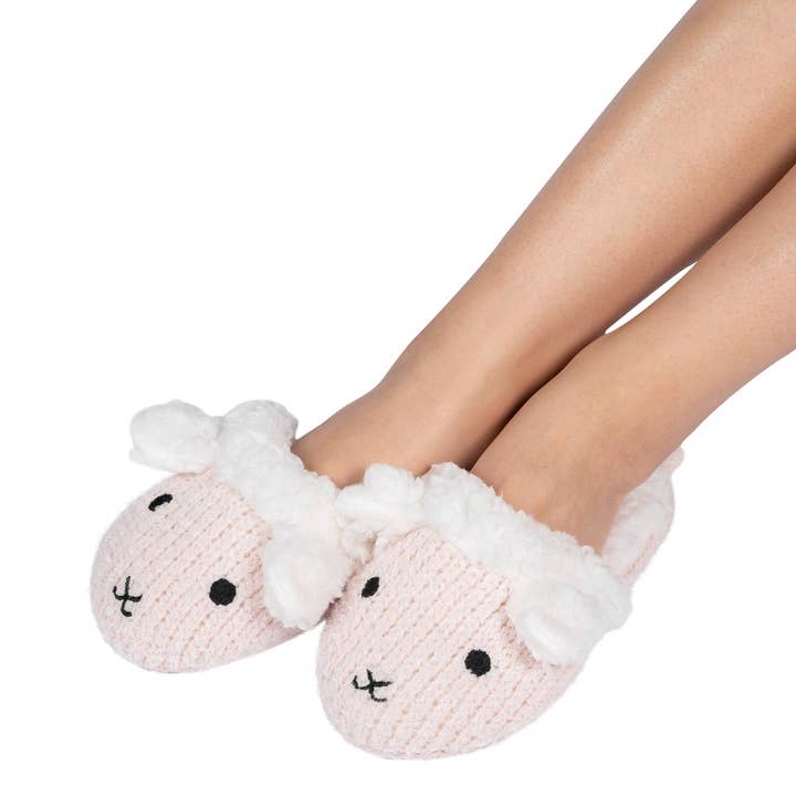 LATTELOVE by Coffee Shoppe - Wholesale Slippers - Women's - Hard Bottom Critter Slide Slipper0