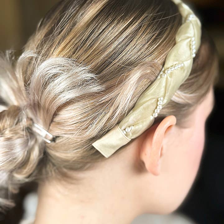 TressLove - Wholesale Fashion headband – women's - Braided Net Hair Band3