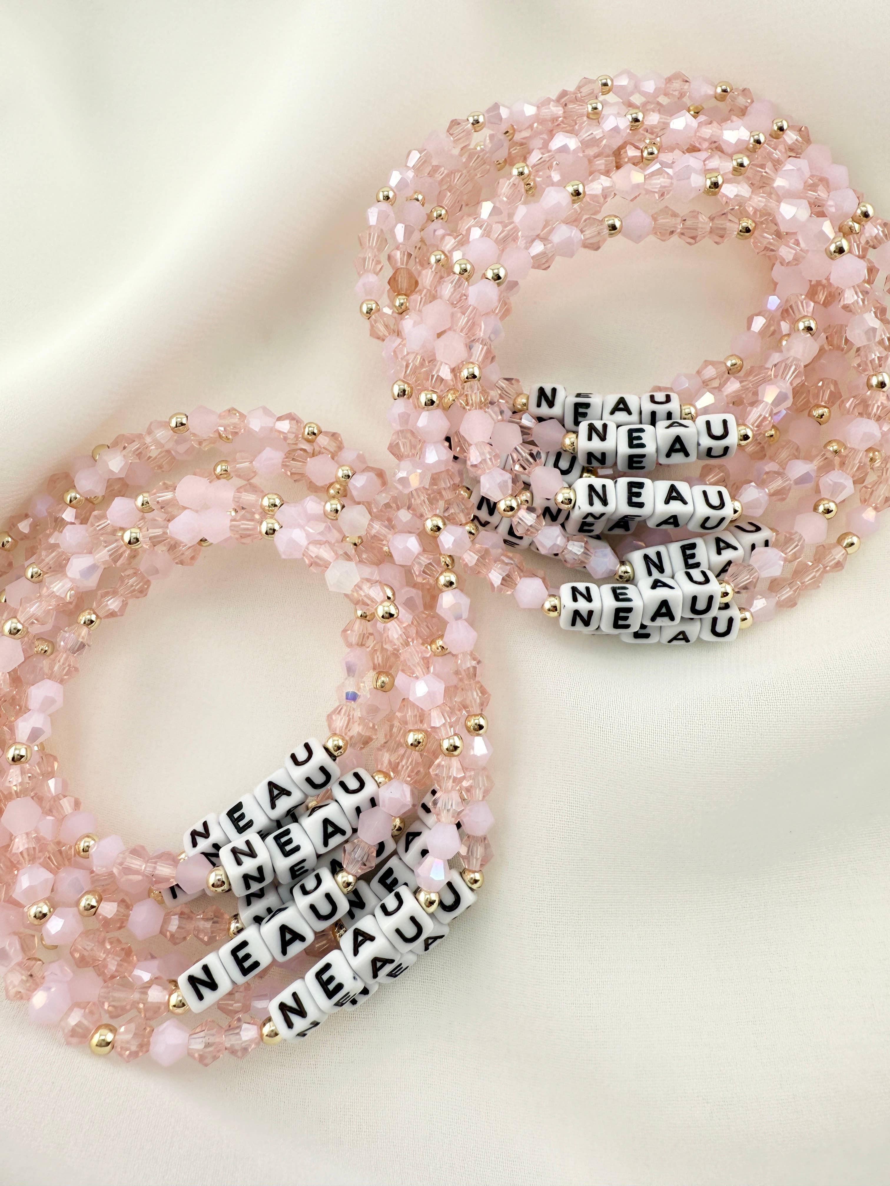 Back Bay Bead Company - Wholesale Beaded Bracelet - Personalized Bracelet Affirmation Word Number Phrase2