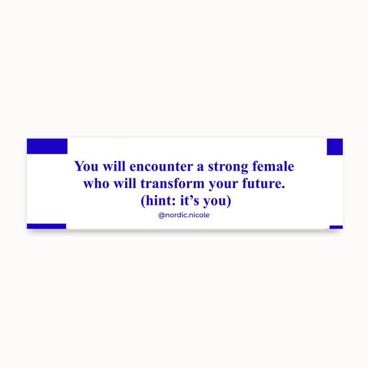 Nordic Nicole - Wholesale Sticker - Affirmation Fortune Cookie Stickers