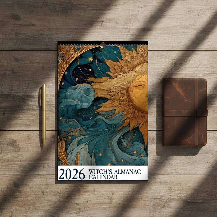 Witch's Almanac Calendar - 2026 for wholesale by Erethereal